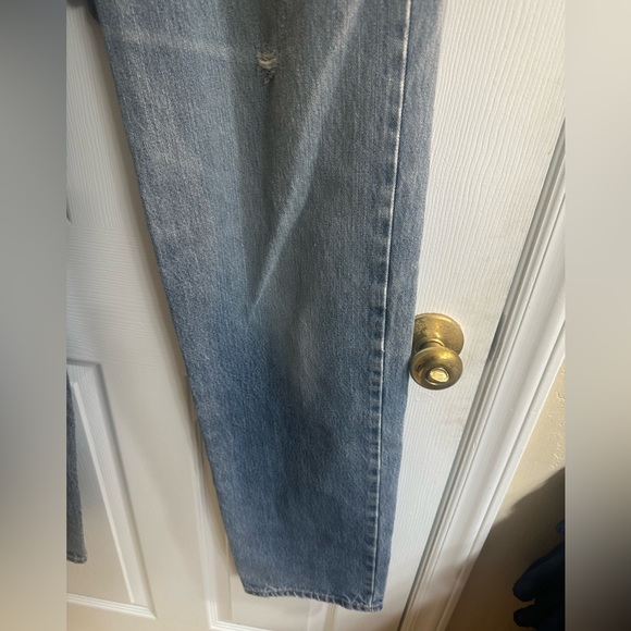 Vintage Mens Distress Levi’s 550 light blue denim 34x32 Relaxed Fit - Picture 5 of 15